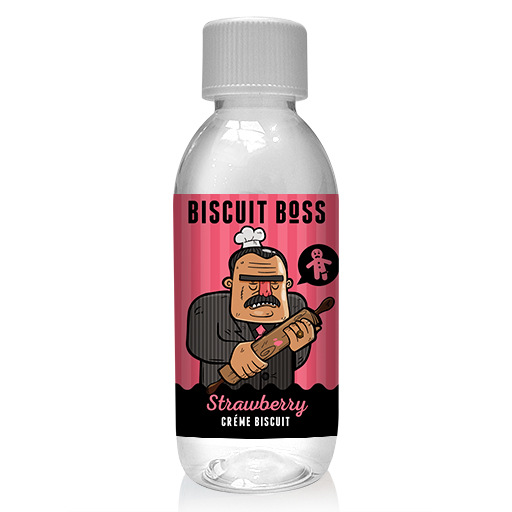 Strawberry Creme Flavour Shot by Biscuit Boss - 250ml